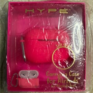 Hype Vibrant Pink Protective AirPods Case